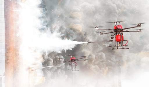 華科爾滅火無人機
