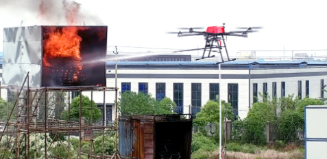 水帶噴水作業(yè)