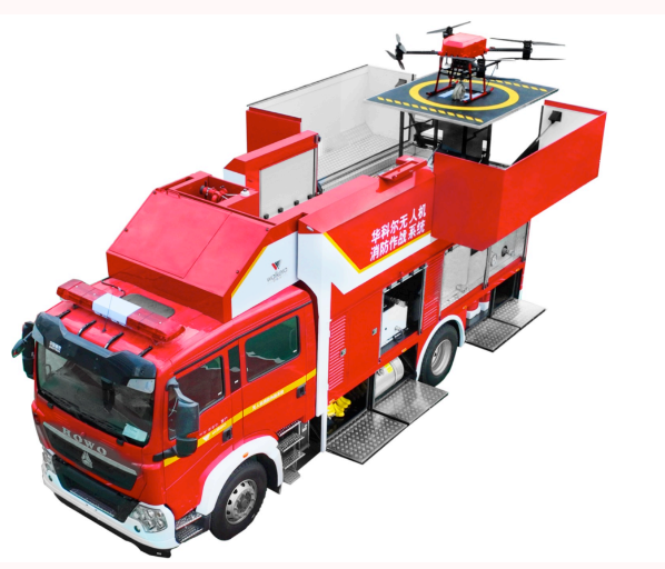 華科爾無人機作戰消防車系統